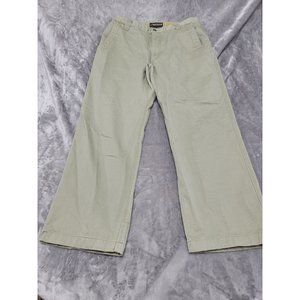Mountain Khakis Tenton Pants Mens 34x27 sage Twill Cotton Hiking Outdoor Jeans‎